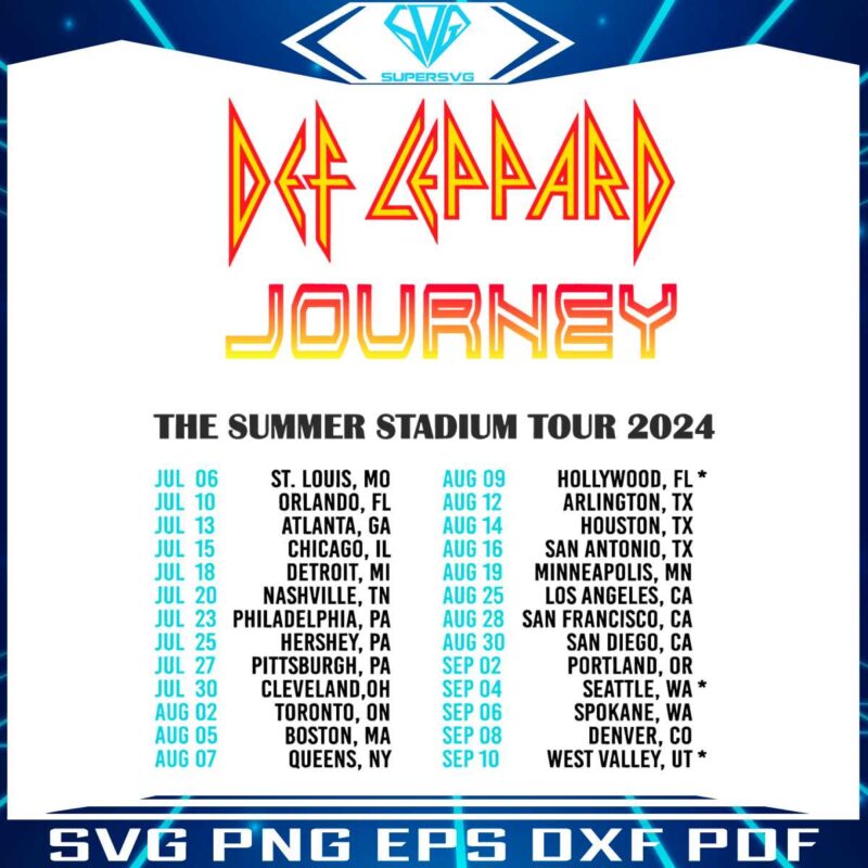 def-leppard-summer-stadium-tour-2024-timeline-svg