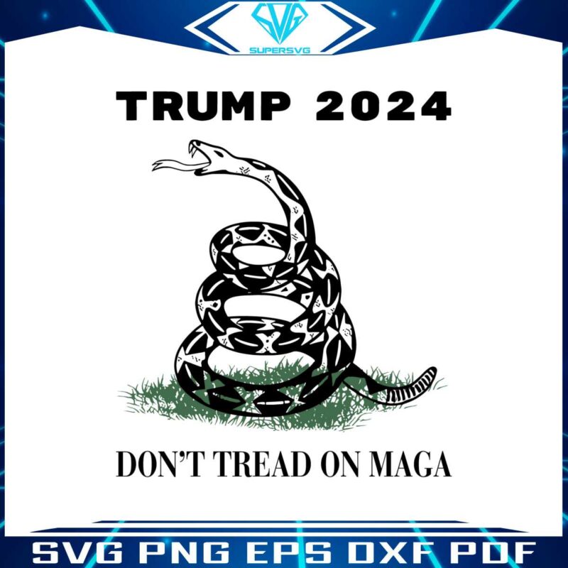 trump-2024-dont-tread-on-maga-snake-rattlesnake-svg