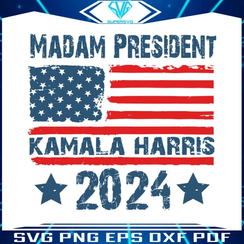 madam-president-kamala-harris-2024-us-flag-svg