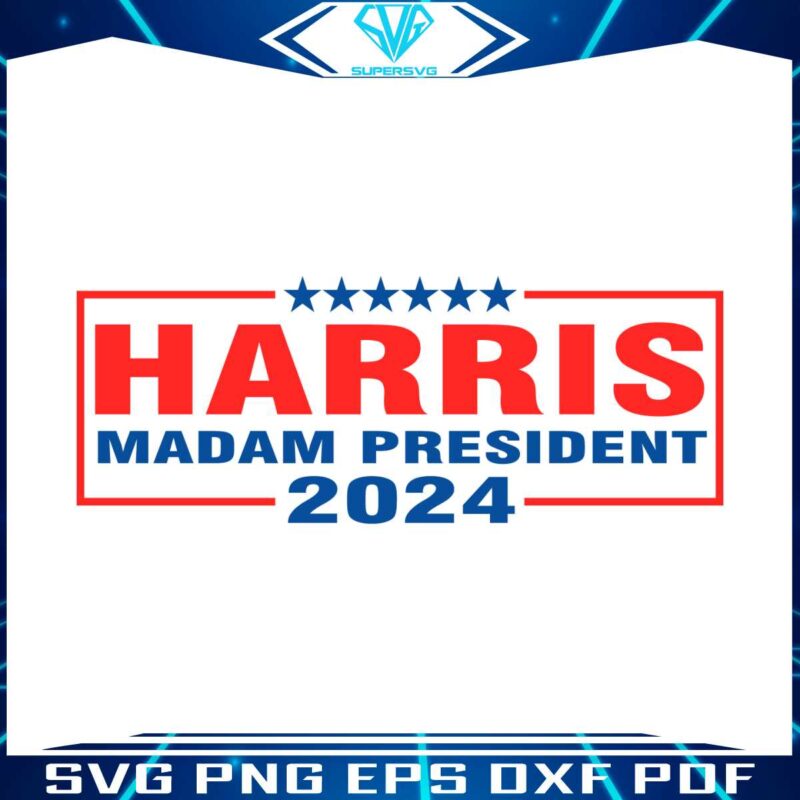 harris-madam-president-2024-supporter-svg