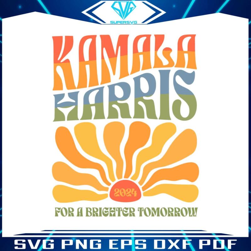 kamala-harris-for-a-brighter-tomorrow-2024-svg