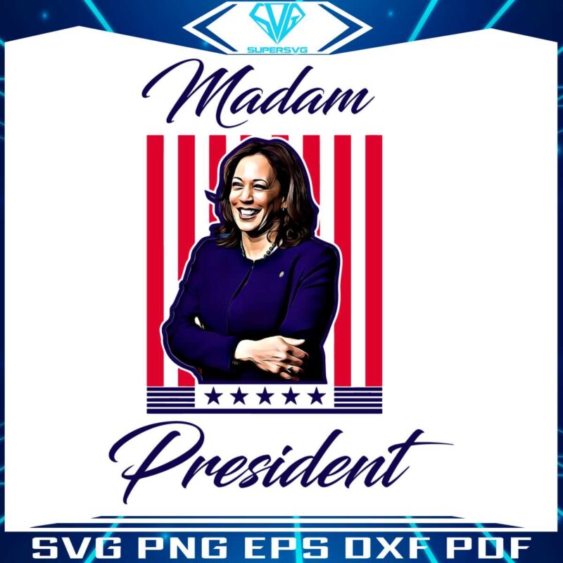 madam-president-kamala-harris-democratic-party-png