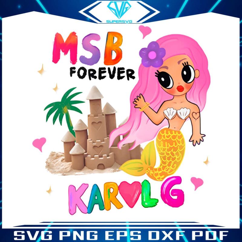 karol-g-msb-forever-sandcastle-mermaid-png