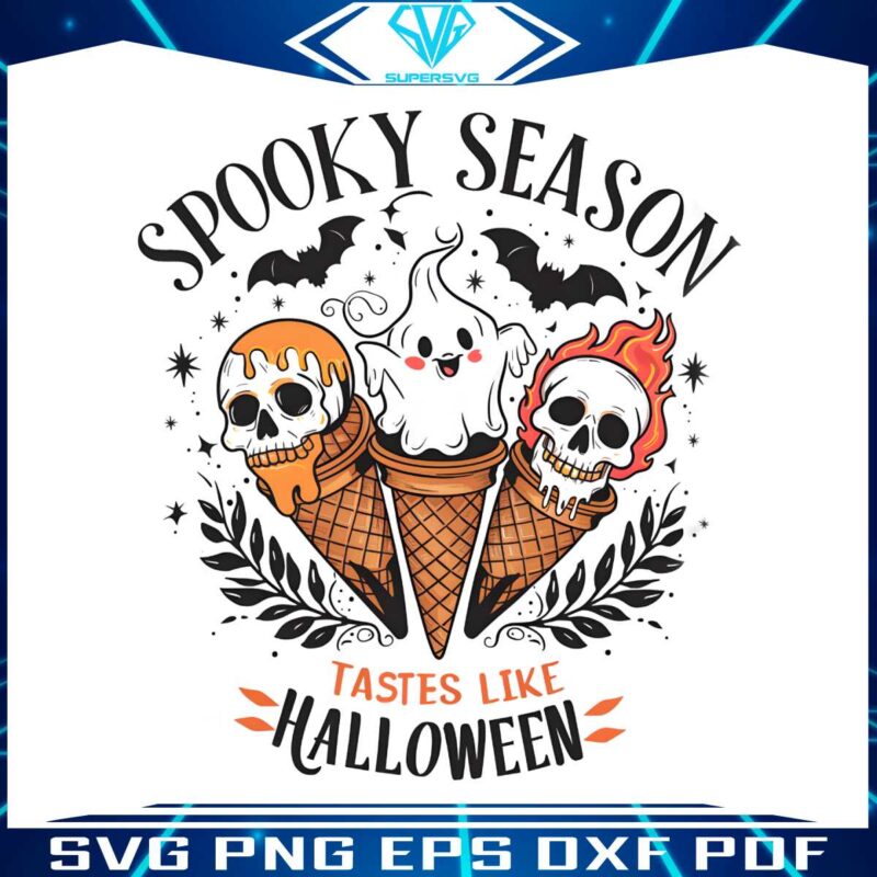 ice-cream-cones-spooky-season-tastes-like-halloween-png