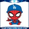 baby-spiderman-los-angeles-dodgers-svg