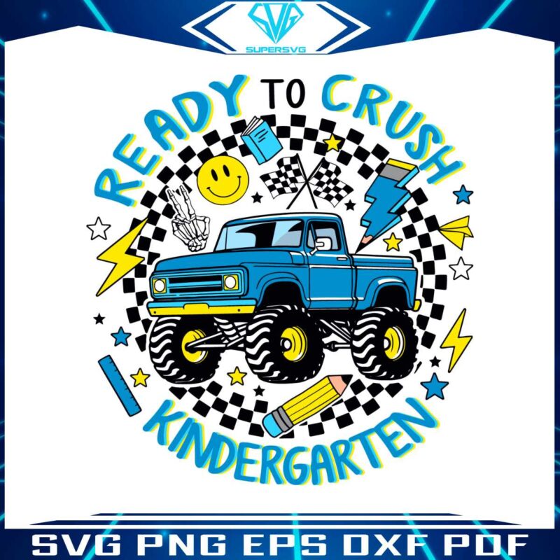 ready-to-crush-kindergarten-monster-truck-svg