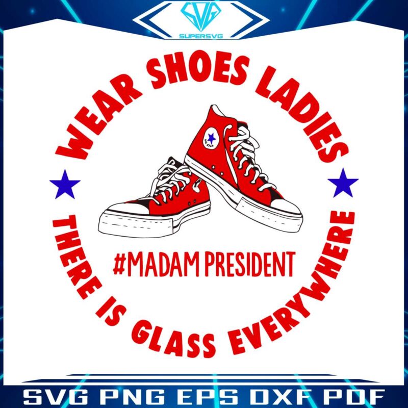 wear-shoes-ladies-madam-president-svg