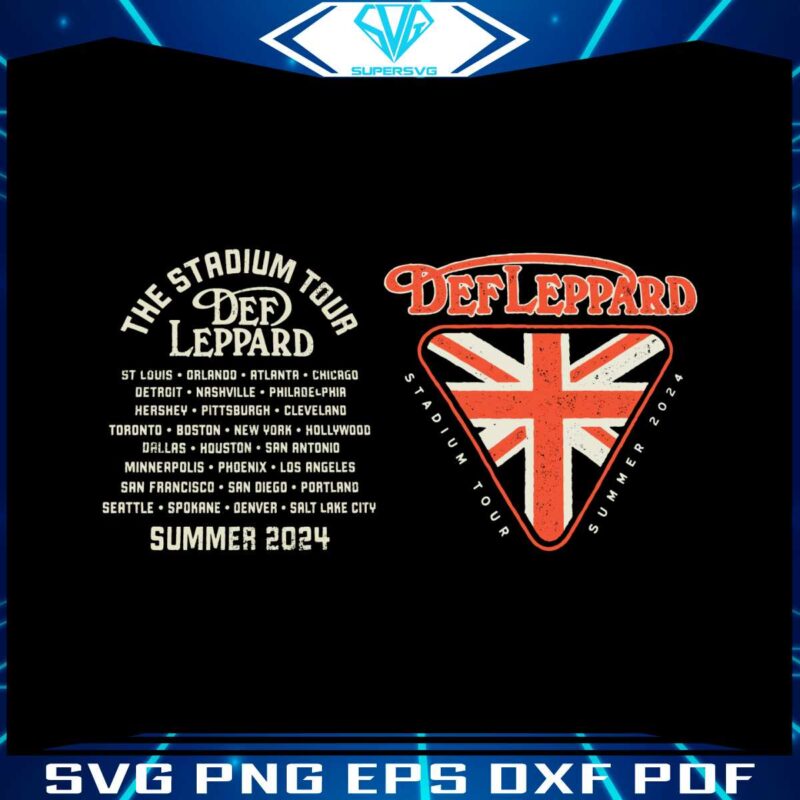 def-leppard-stadium-tour-summer-2024-svg