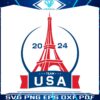 team-usa-2024-eiffel-tower-paris-olympic-svg