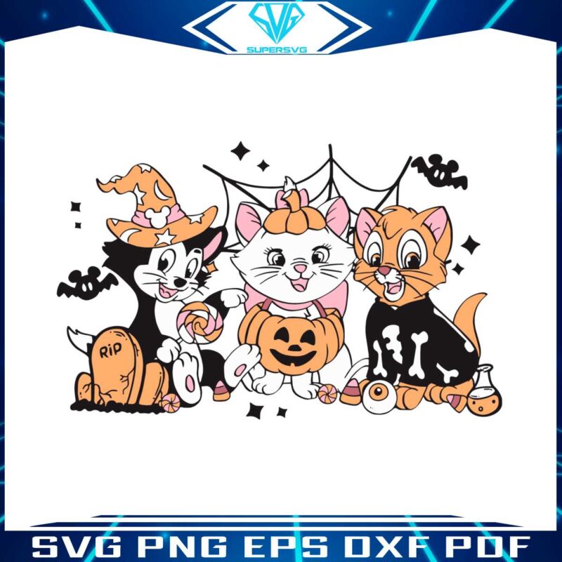 the-aristocats-marie-toulouse-berlioz-pumpkin-svg