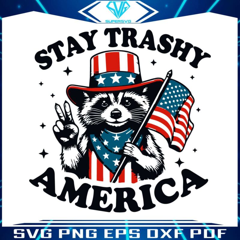 raccoon-stay-trashy-america-independence-day-svg