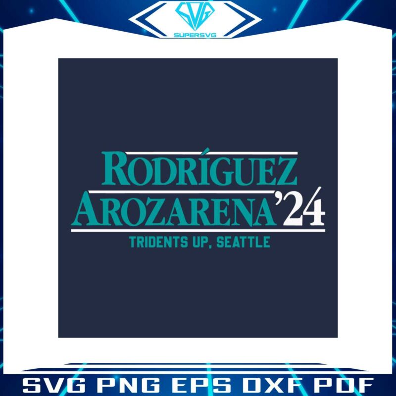 rodriguez-arozarena-tridents-up-seattle-svg