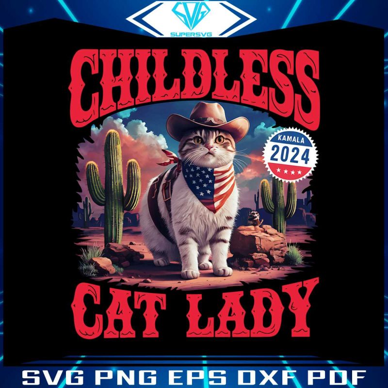 childless-cat-lady-patriotic-cat-kamala-png