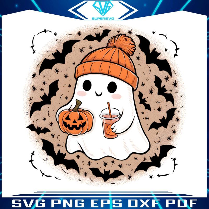 groovy-ghost-coffee-addict-spooky-season-png