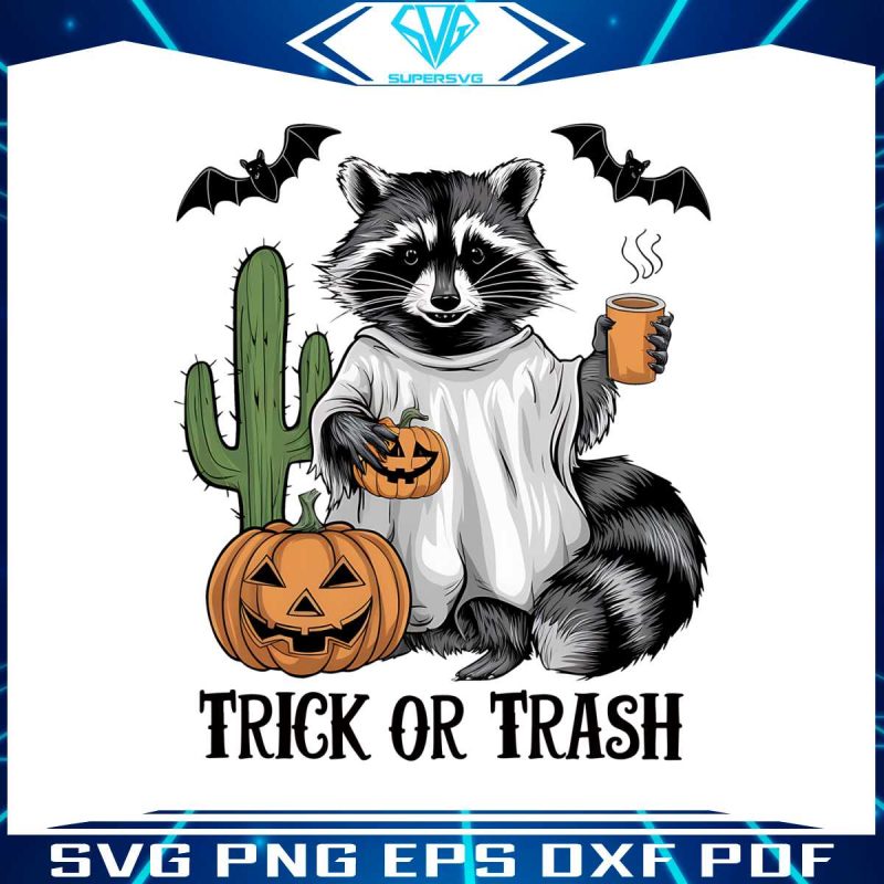 retro-trick-or-trash-raccoon-pumpkin-coffee-png