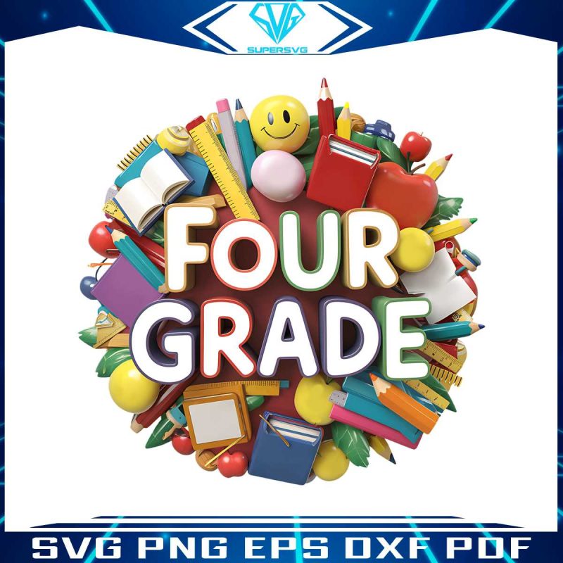 school-four-grade-level-png