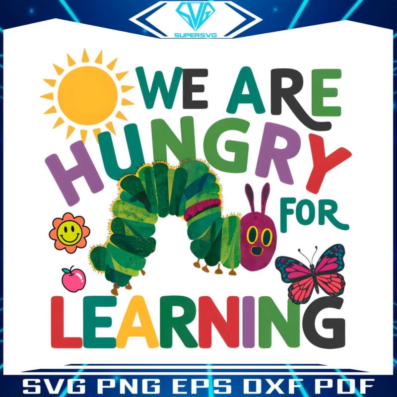 caterpillar-we-are-hungry-for-learning-png