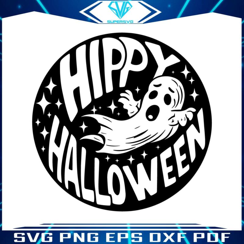 funny-hippy-halloween-ghost-svg