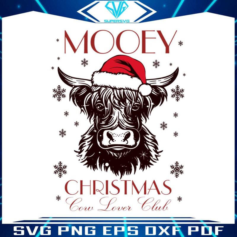 mooey-christmas-cow-lover-club-svg