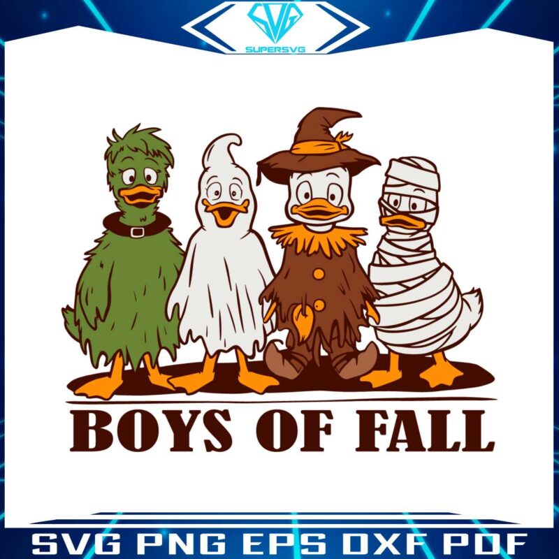 cute-boys-of-fall-ghost-ducks-svg