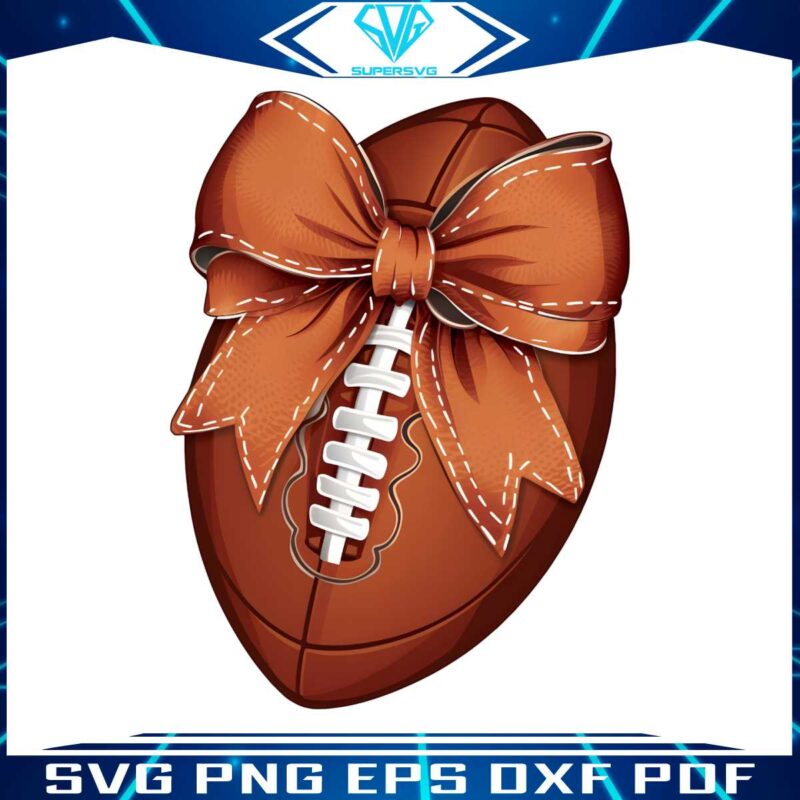 coquette-football-with-bow-png