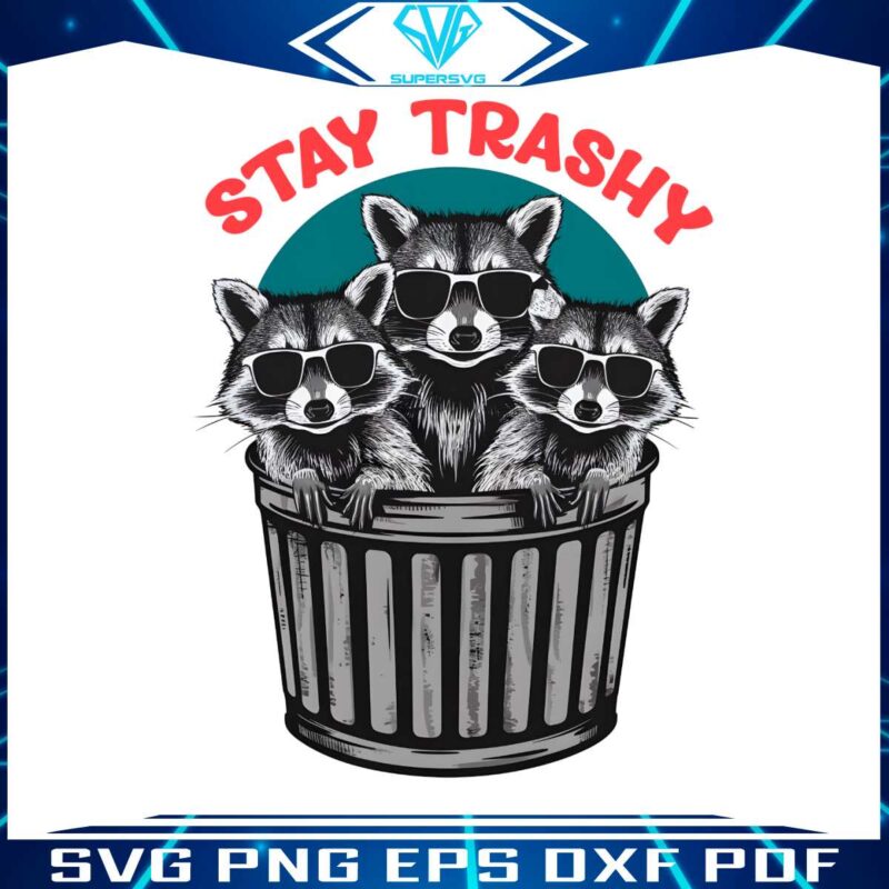 funny-stay-trashy-racoon-meme-png