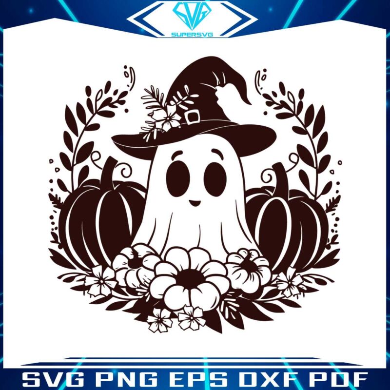 spooky-ghost-halloween-fall-pumpkins-svg