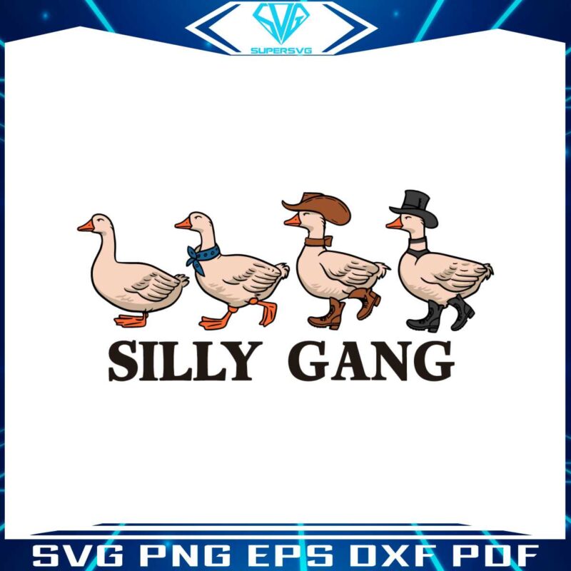 funny-silly-gang-goose-svg