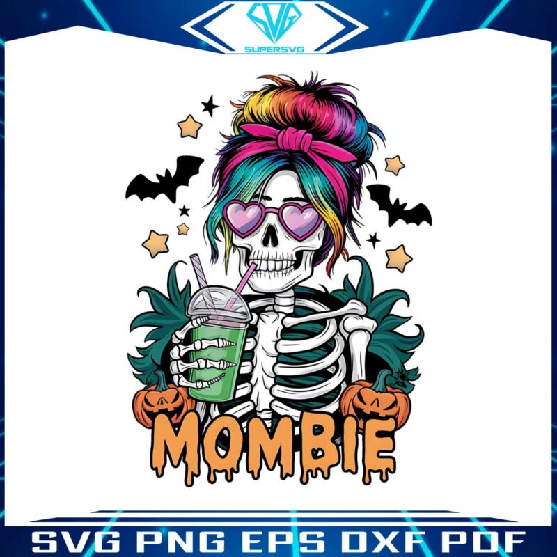 retro-halloween-mombie-skeleton-png