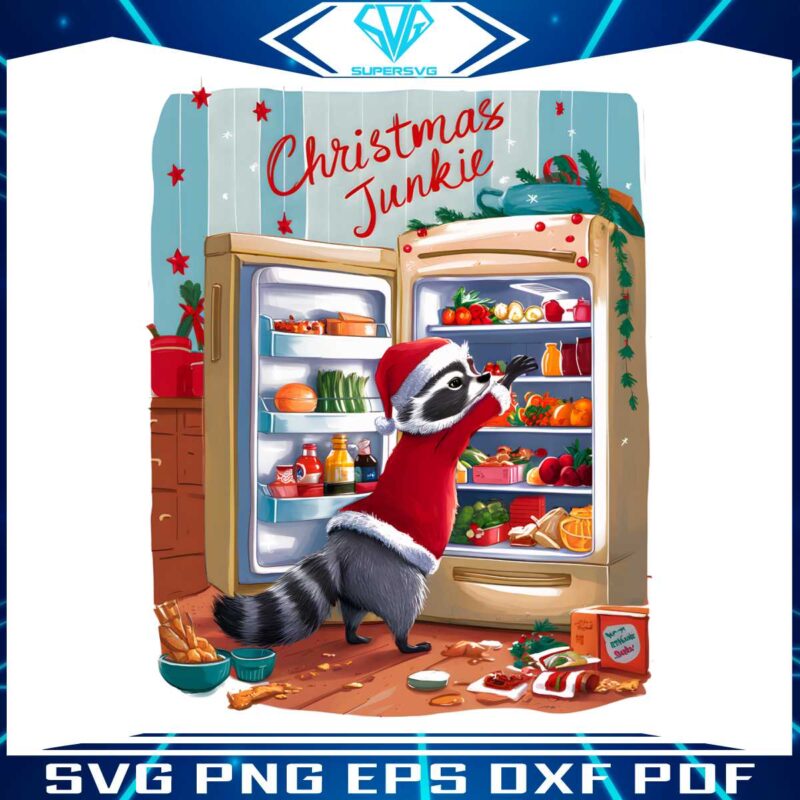 christmas-junkie-raccoon-raiding-fridge-png