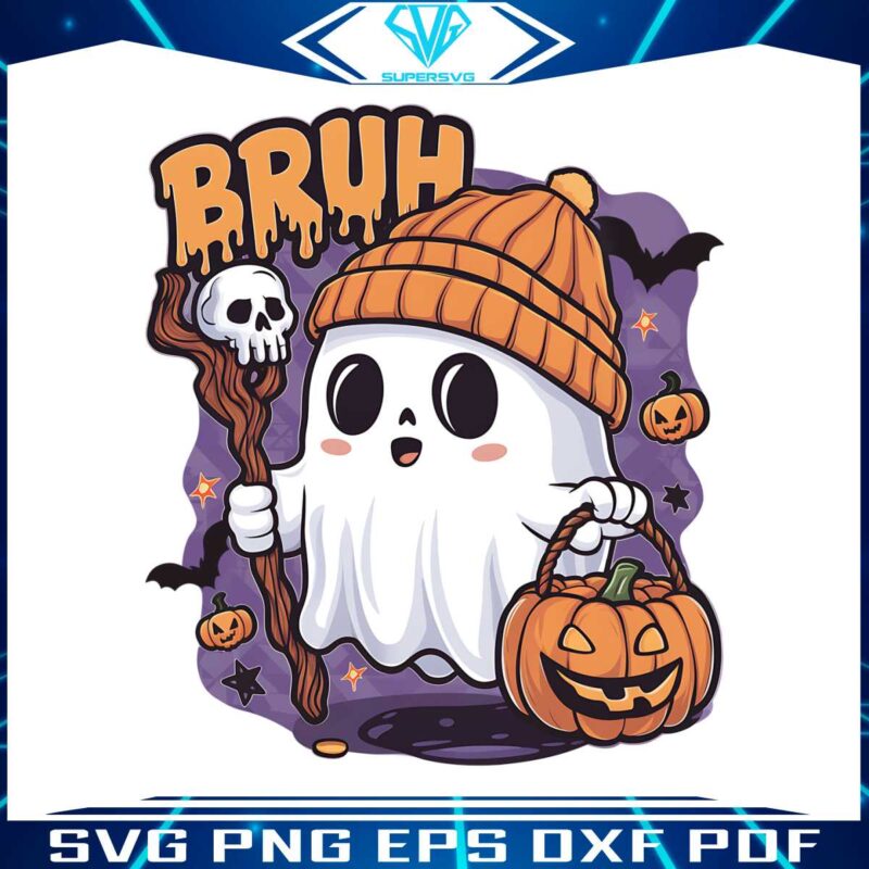 bruh-kids-cute-spooky-ghost-halloween-trick-or-treat-png