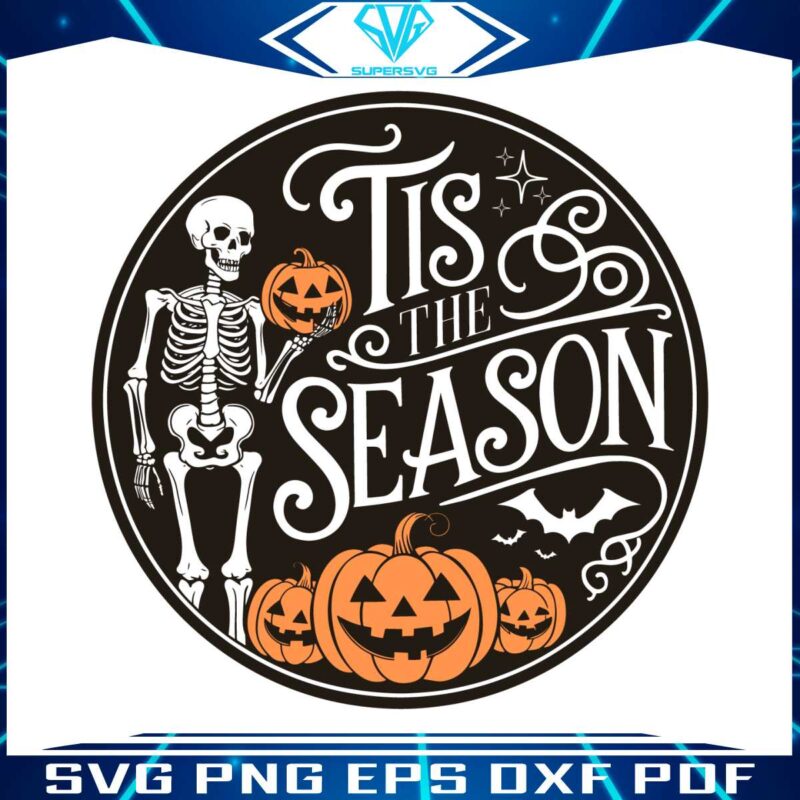 tis-the-season-pumpkin-skeleton-svg