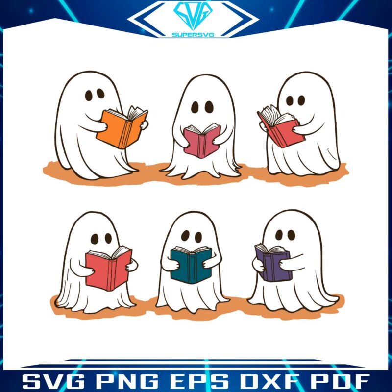 ghost-reading-books-halloween-svg