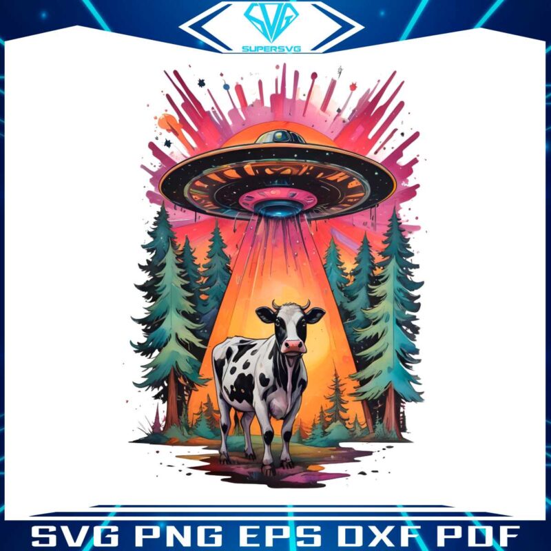 vintage-ufo-cow-abduction-alien-png