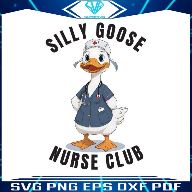 funny-silly-goose-nurse-club-png