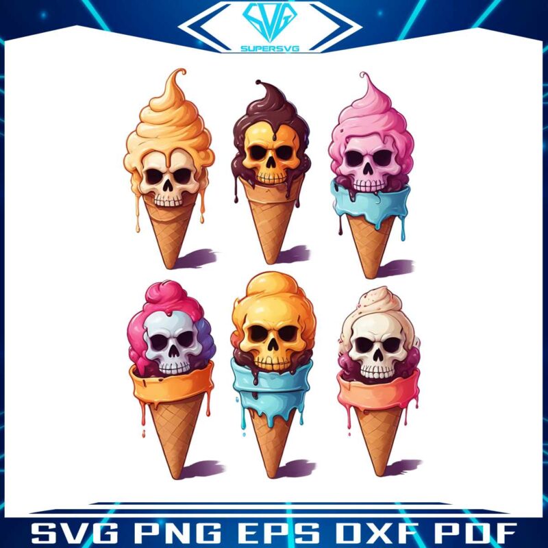 halloween-ice-cream-cone-horror-skull-png