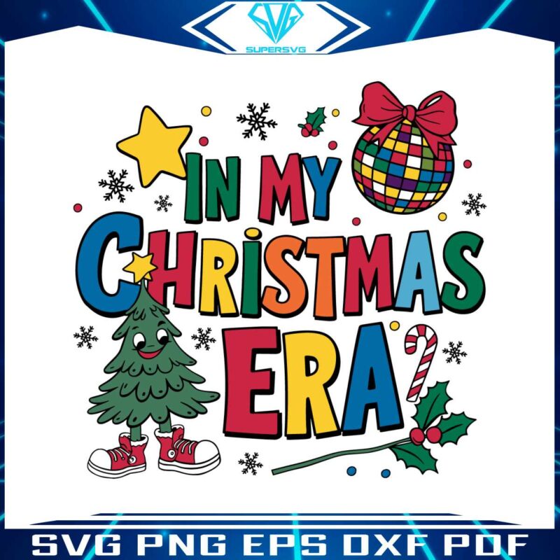 in-my-christmas-era-merry-christmas-disco-ball-svg