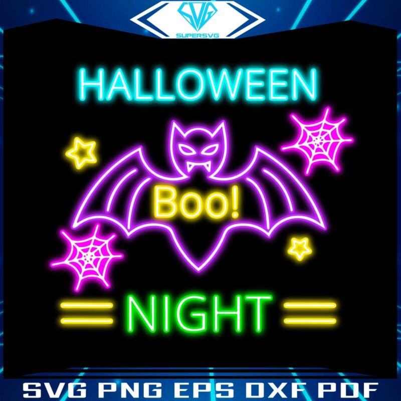 halloween-boo-night-ghost-neon-png