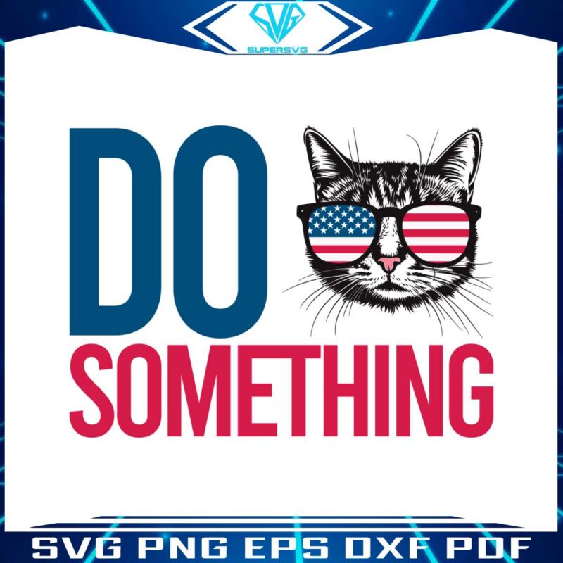 do-something-childless-cat-usa-glasses-svg