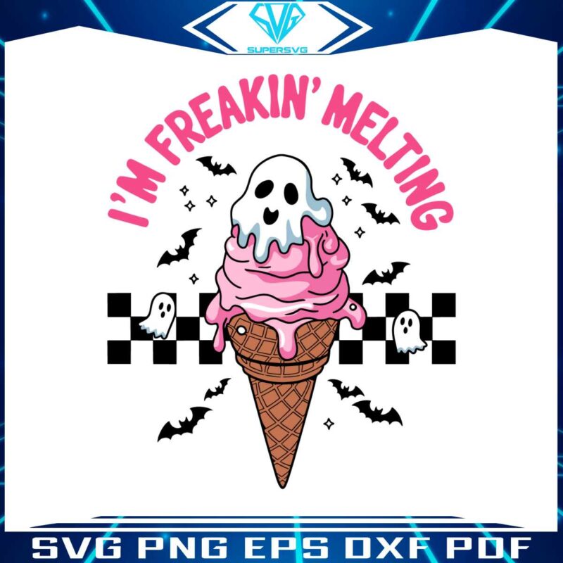 im-freaking-melting-retro-ghost-svg