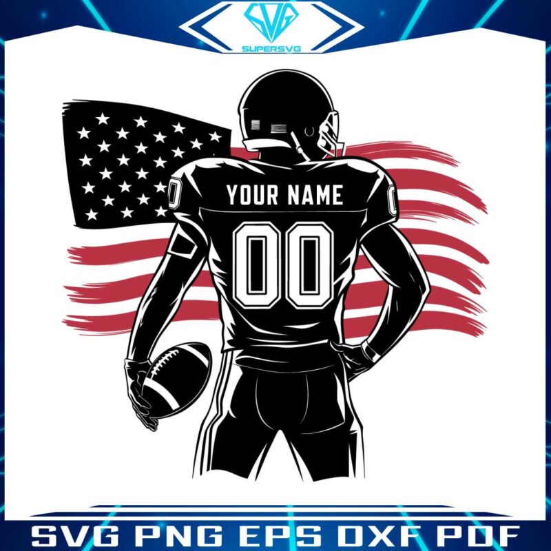 custom-football-player-american-flag-svg