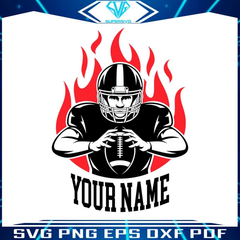 custom-football-player-football-season-svg