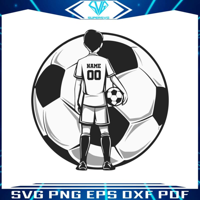 soccer-kid-player-personalized-name-svg