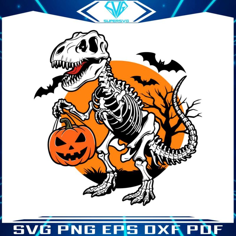 dinosaur-halloween-spooky-trex-svg