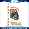 customized-football-helmet-football-team-name-svg