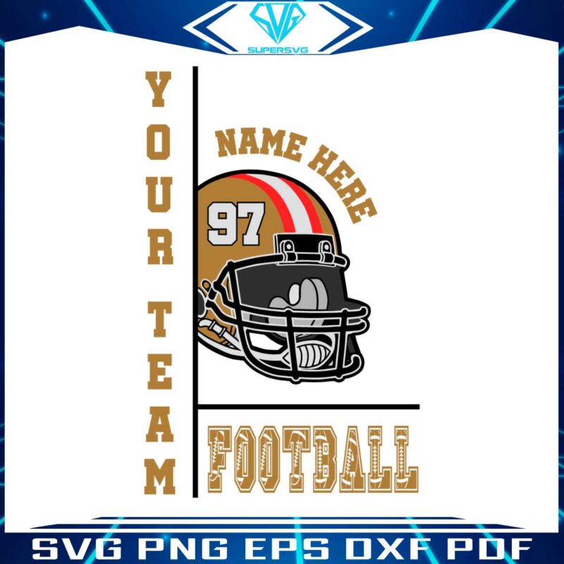 customized-football-helmet-football-team-name-svg