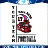 customized-football-team-game-day-helmet-svg