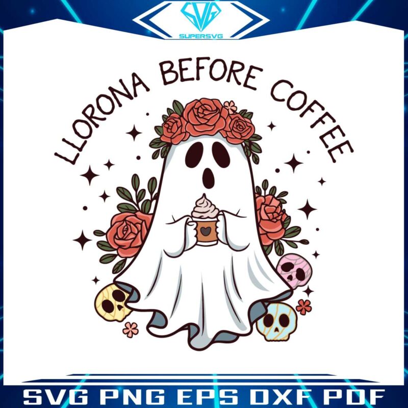 llorona-before-coffee-mexican-ghost-png