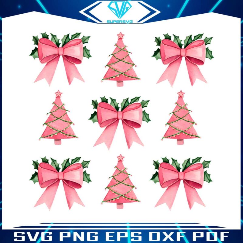 coquette-christmas-bow-trending-png