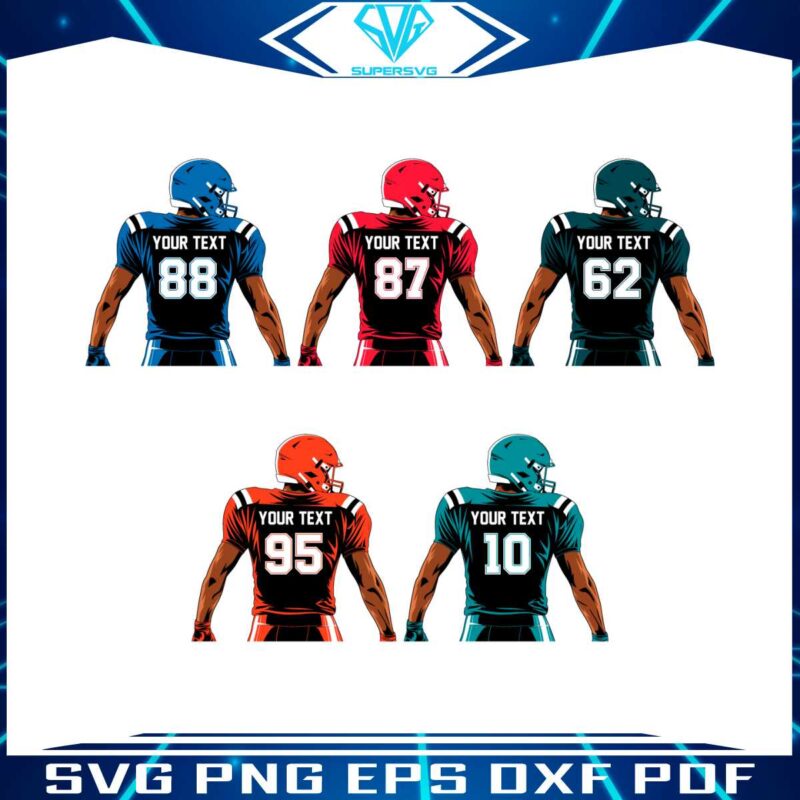 personalized-football-american-player-design-svg